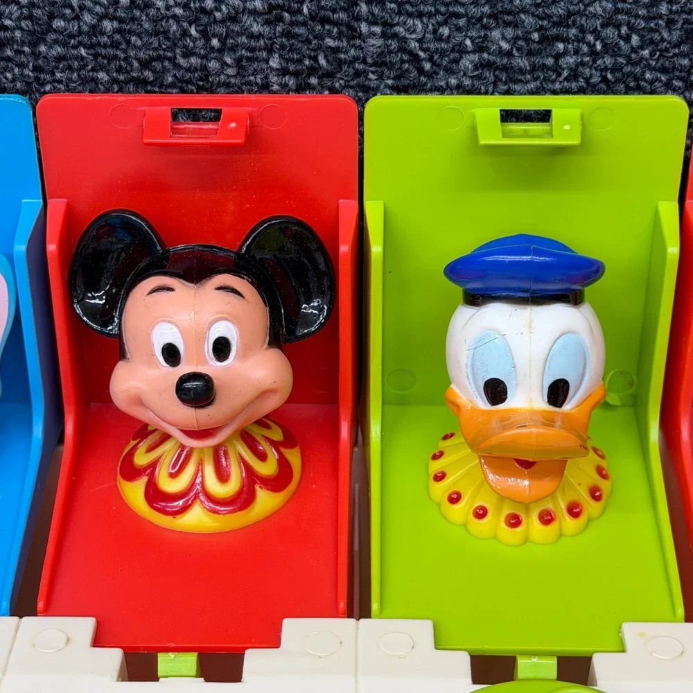 Vtg 1975 Disney Mickey Mouse & Friends Pop Up Busy Box Toy Gabriel Industries
